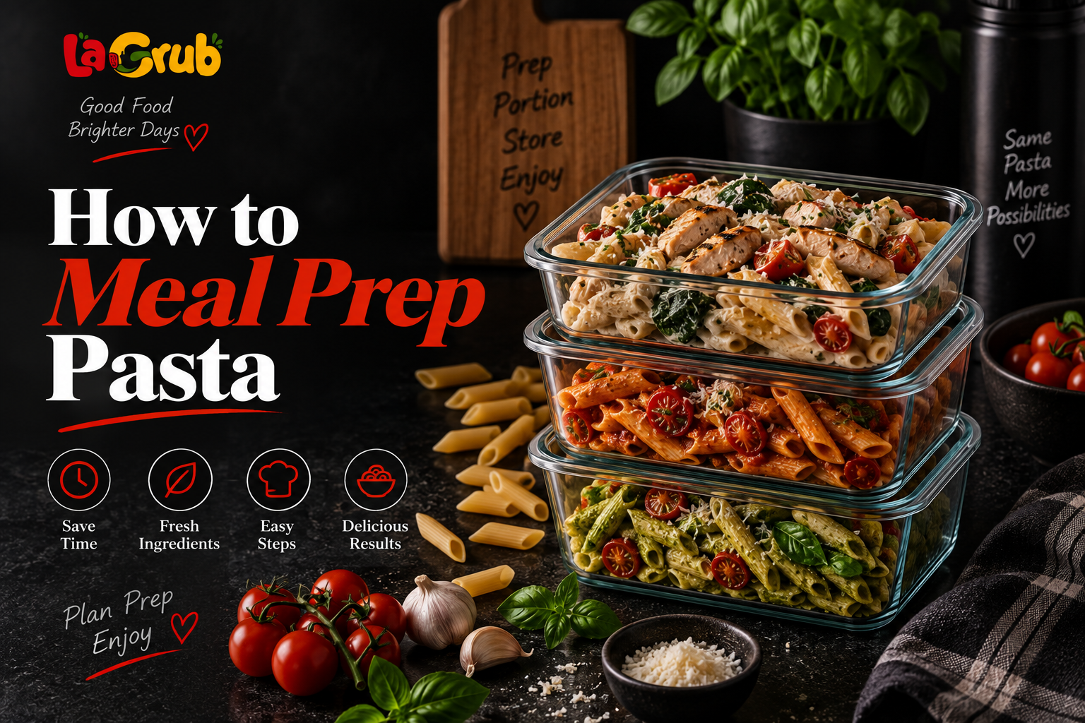 How to Meal Prep Pasta