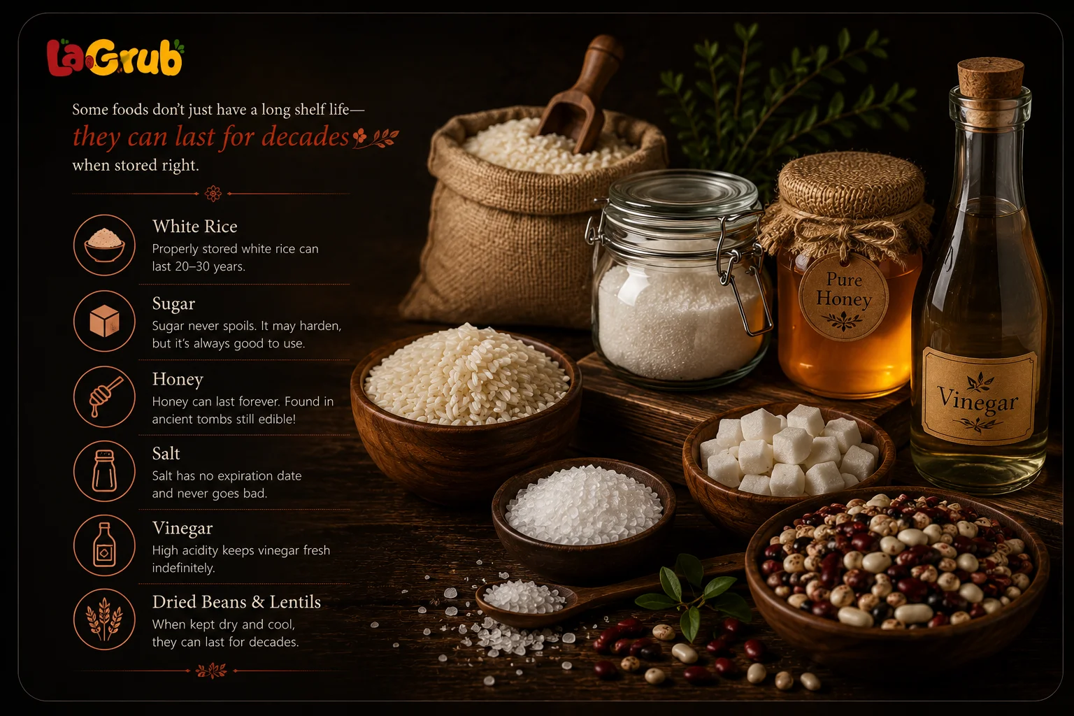 Which Foods Can Last Almost Forever?