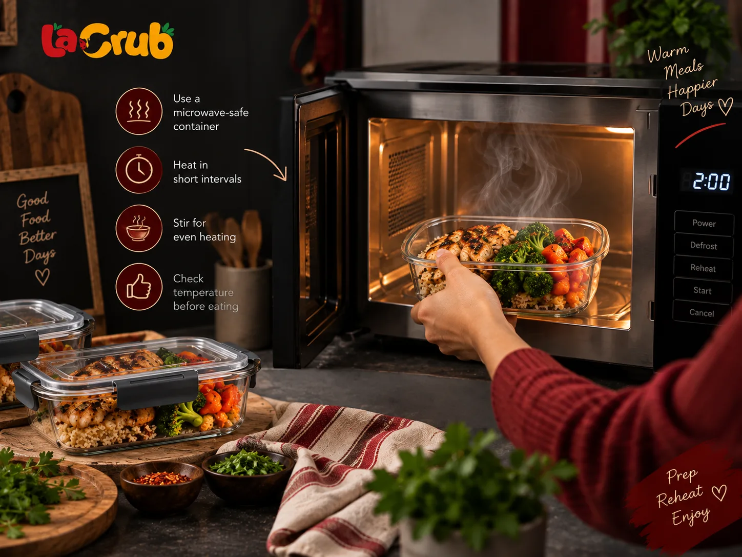 How to Heat Up Meal Prep in the Microwave