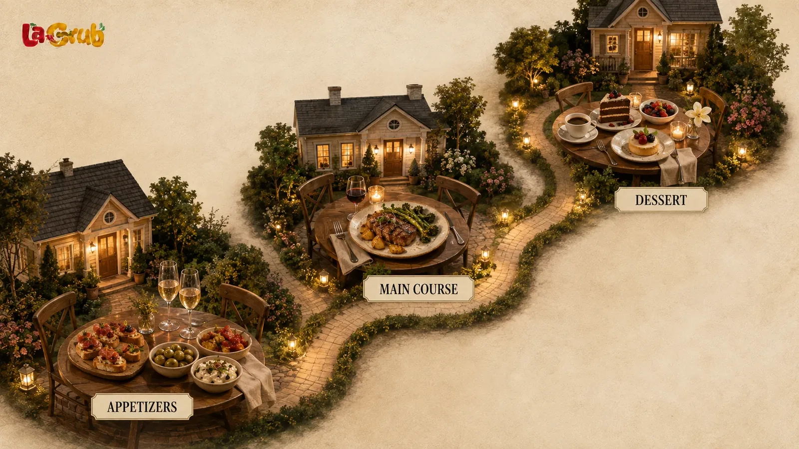 what is a progressive dinner