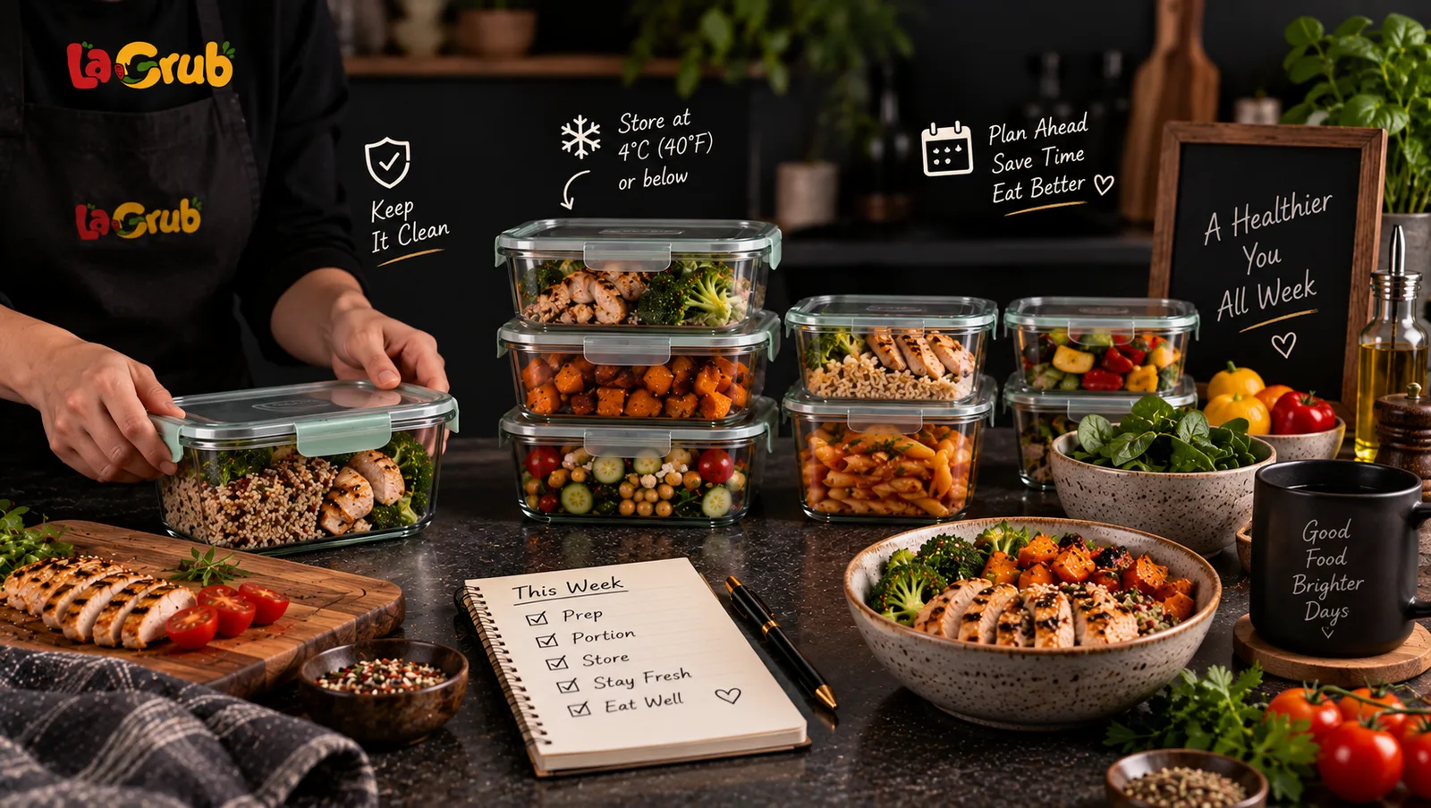 How to Meal Prep Safely for a Whole Week