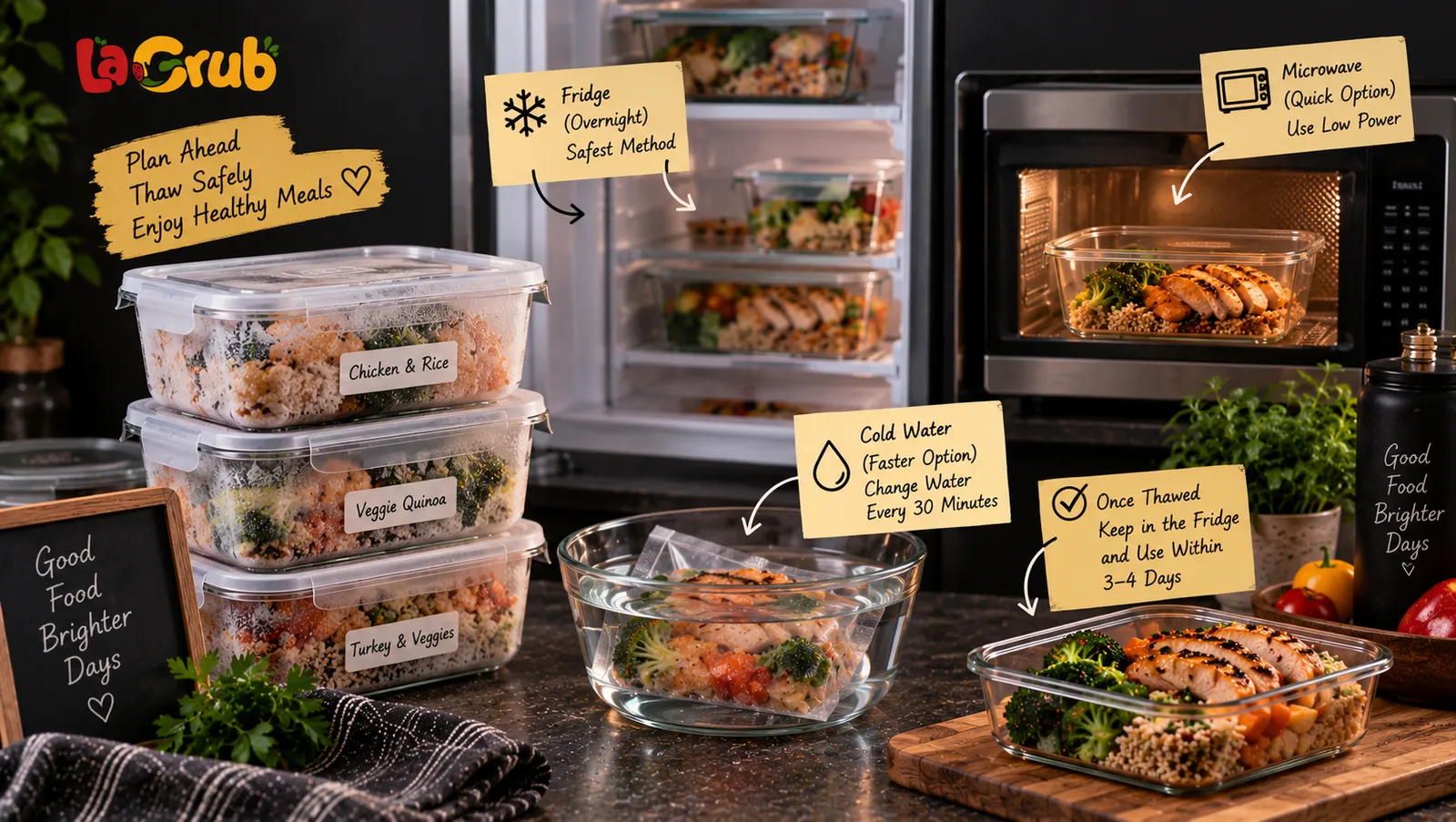 How Should You Thaw Frozen Meal Prep?