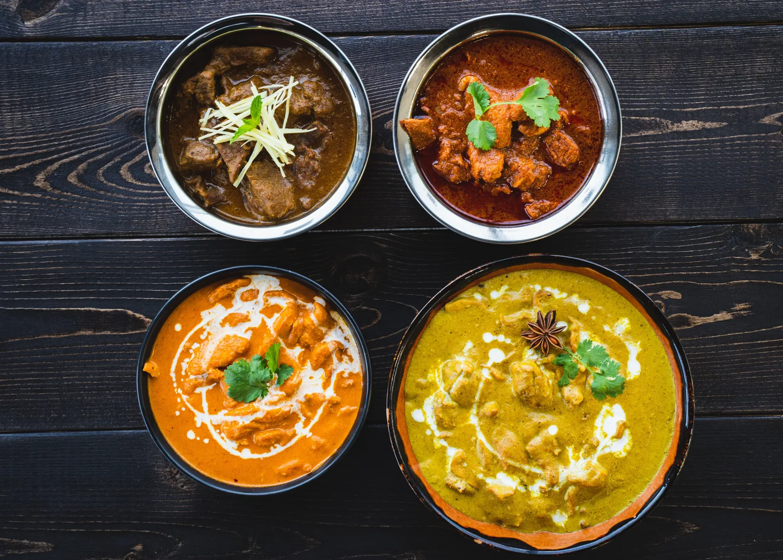 korma and curry
