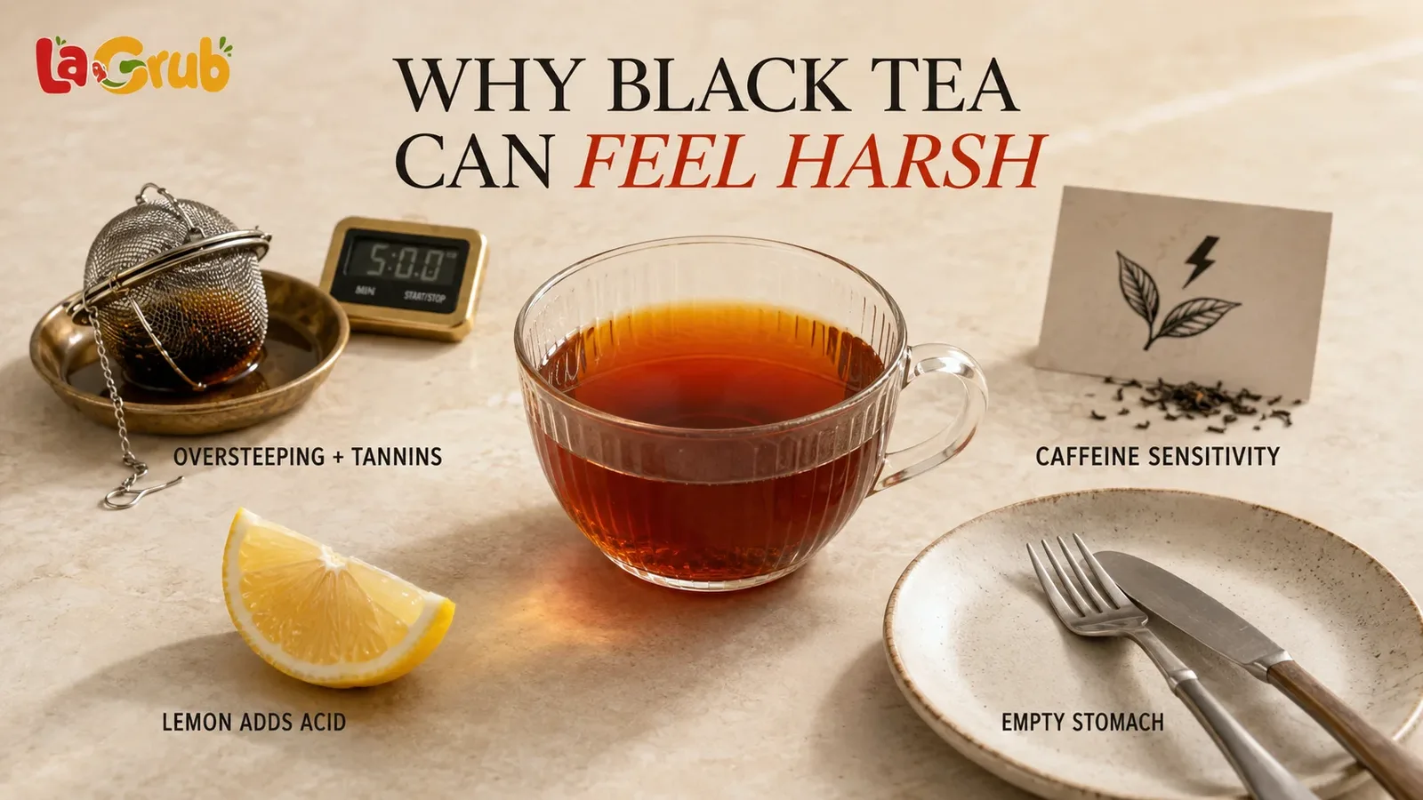 is black tea acidic
