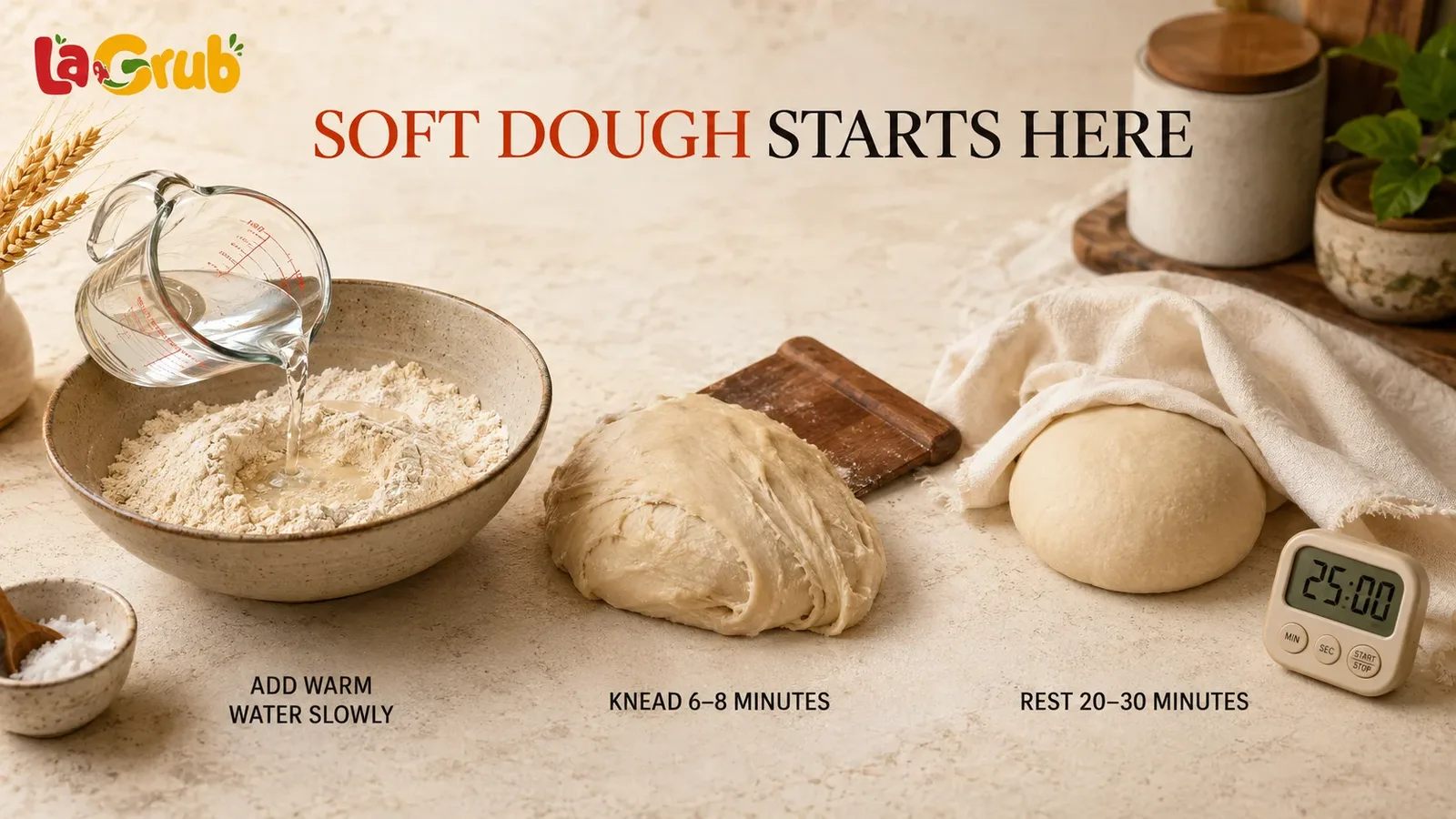 how to make soft roti